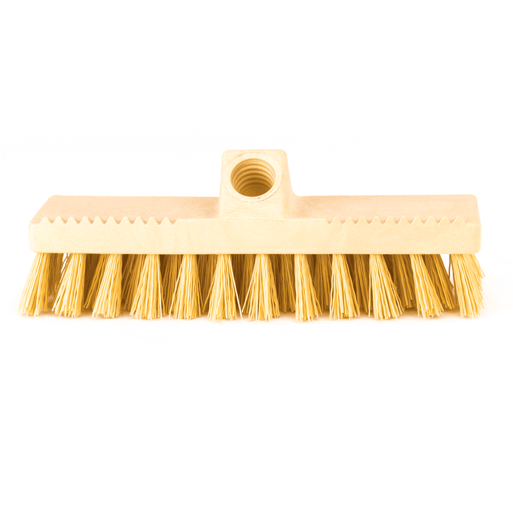 Cepillo tipo buque con base de taco y cerdas duras