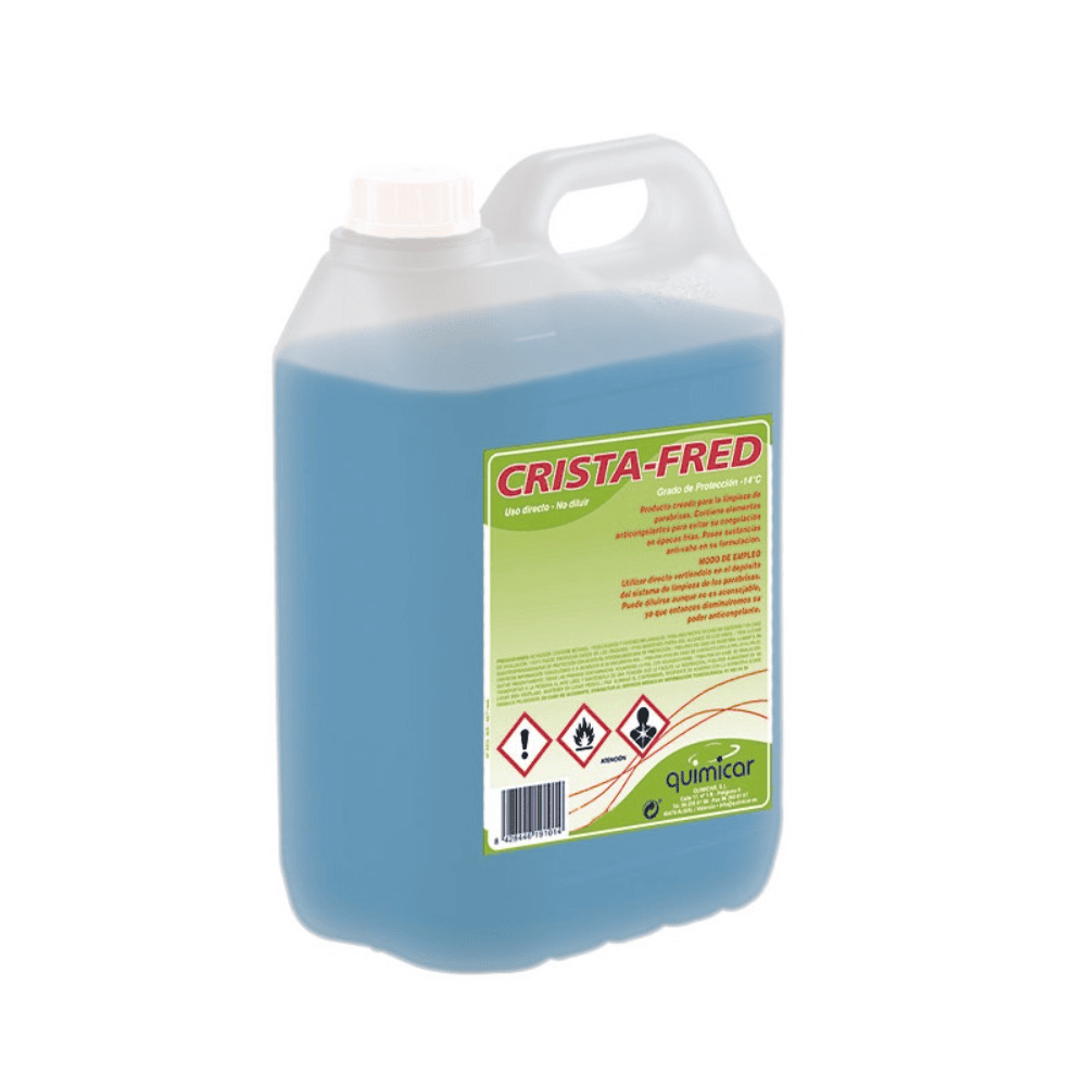 Anticongelante limpiaparabrisas Crista-Fred en garrafa azul