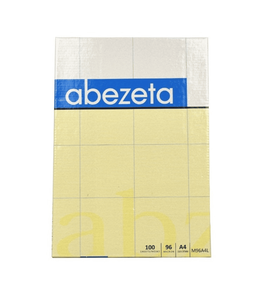 Papel poli&eacute;ster Abezeta A4 de 96 micras para impresi&oacute;n t&eacute;cnica y profesional