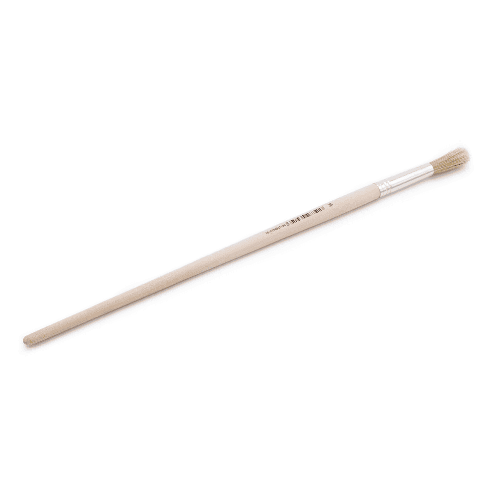 Pincel redondo n&uacute;mero 14 con mango largo de madera