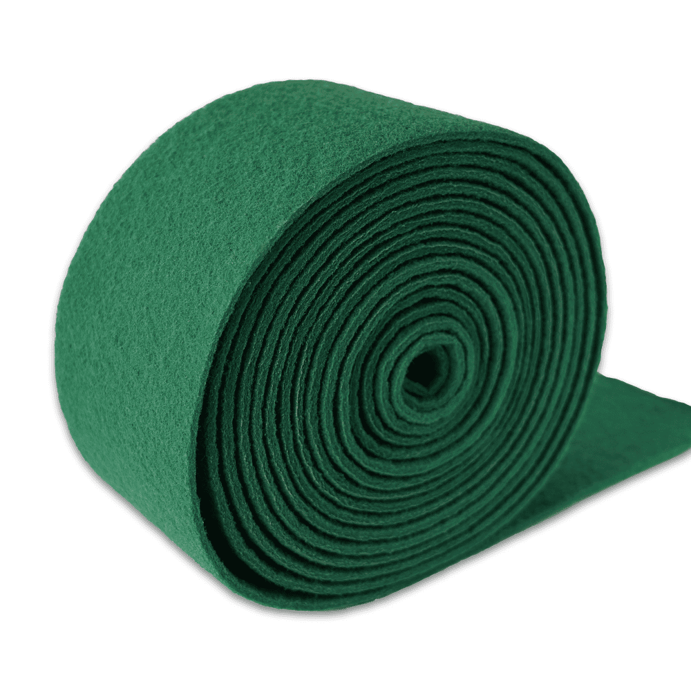 Rollo de fibra abrasiva verde para limpieza industrial