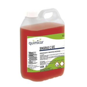 Desengrasante concentrado sin espuma SINGRAS C S/E &middot; 20 litros