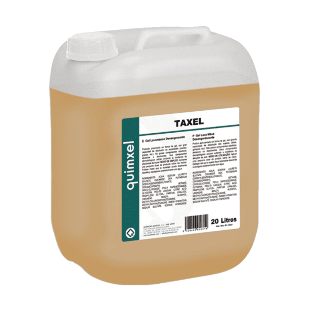 Gel lavamanos desengrasante Taxel en garrafa de 20 litros