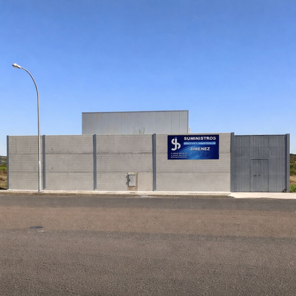 Nave industrial de Suministros Jim&eacute;nez especializada en suministros gr&aacute;ficos e industriales